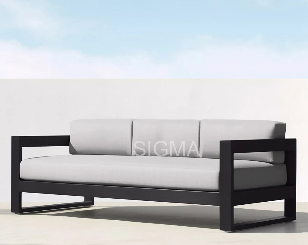 Custom Outdoor Furniture Lounge Sofa Modern Aluminum Alfresco Outdoor Living