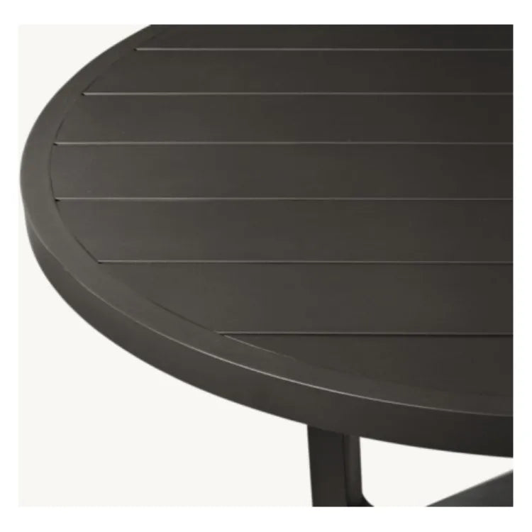 Designer Outdoor Furniture Round Table Minimalist Alfresco Outdoor Living Australia