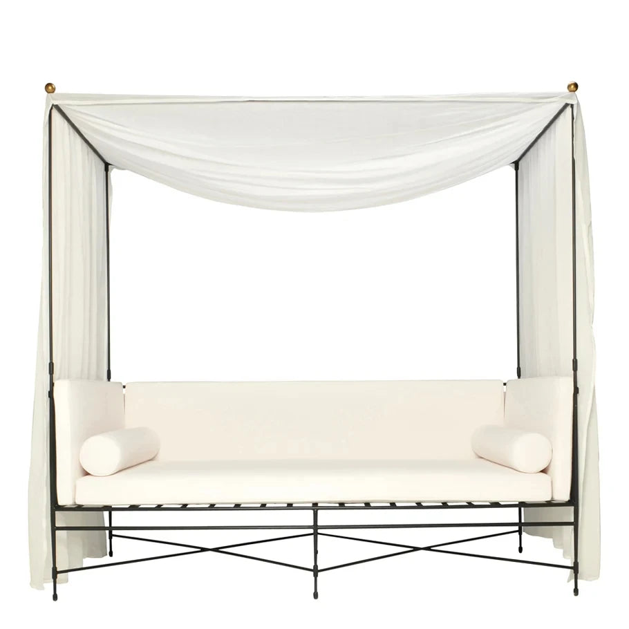 Designer Outdoor Daybed, Contemporary Aluminium Sun Lounger, Alfresco Outdoor Living Australia