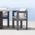 Designer Aluminium Outdoor Dining Set Modern Alfresco Outdoor Living Australia