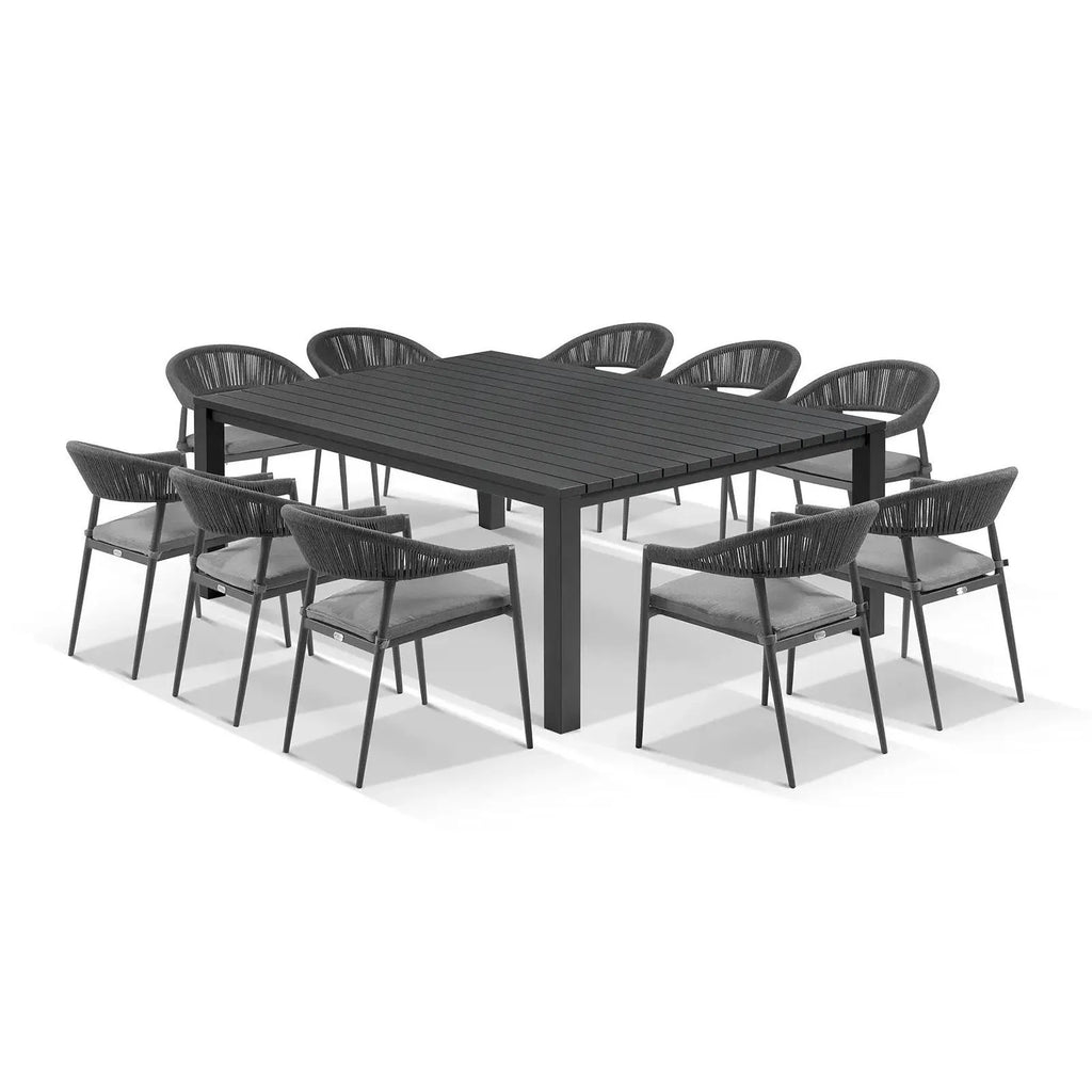 Custom Outdoor Furniture 10 Seater Set Modern Alfresco Outdoor Living Australia