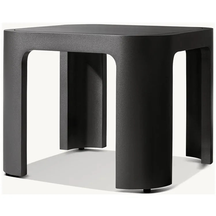 Aluminum Side Table Modern Sculptural Alfresco Outdoor Living Australia