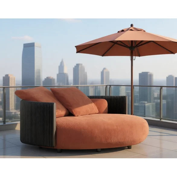 Hand-woven Aluminium Daybed Contemporary Alfresco Outdoor Living Australia