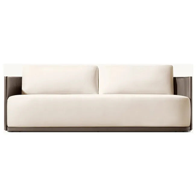 Custom Outdoor Furniture Aluminum Sofa Curved Alfresco Outdoor Living Australia