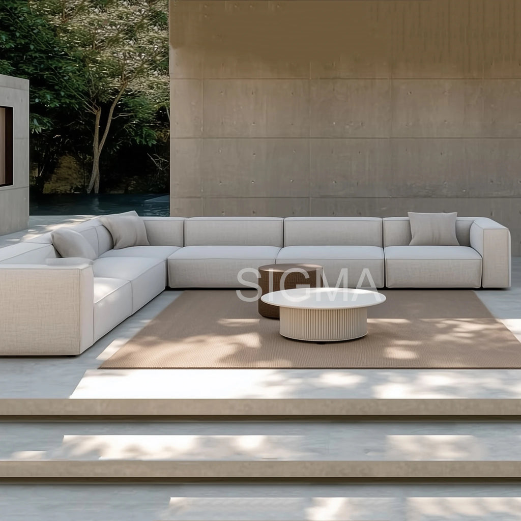 Custom Outdoor Sectional Sofa Modern Alfresco Outdoor Living Australia