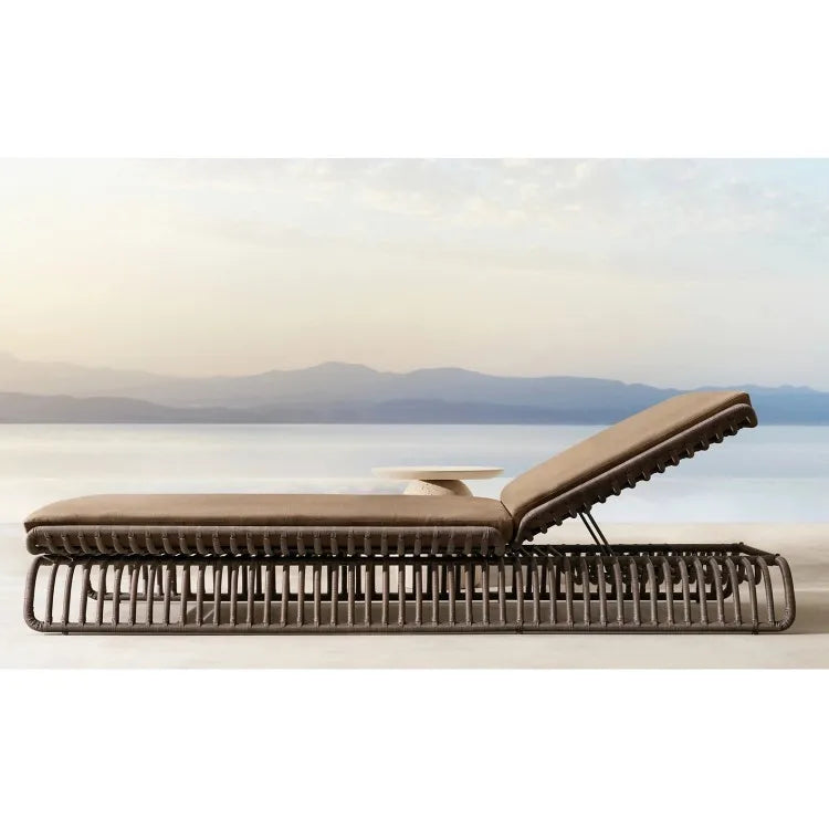 Designer Outdoor Sun Lounger Handcrafted Rope Weaving Alfresco Outdoor Living Australia