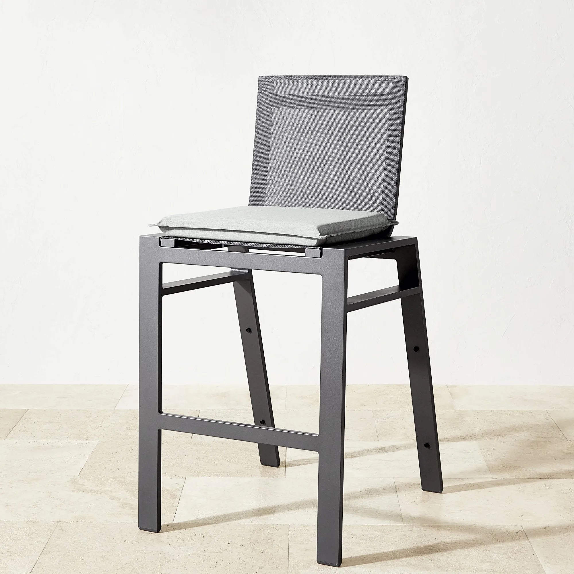 Traditional Aluminum Bar Stool Designer Outdoor Furniture Alfresco Outdoor Living