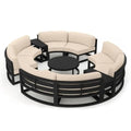 Modular Outdoor Sofa Set Aluminium Curved Alfresco Outdoor Living Australia