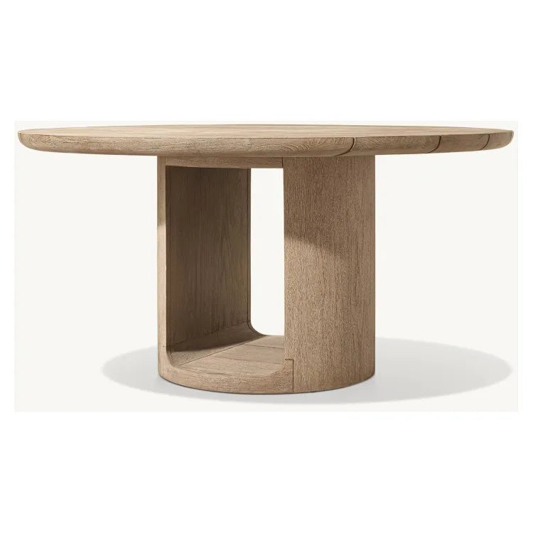 Custom Outdoor Furniture Round Teak Table Alfresco Outdoor Living Australia