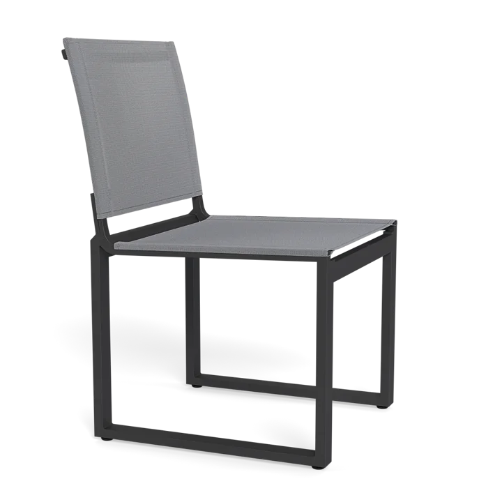 Designer Outdoor Dining Chair Modern Mesh Aluminum Alfresco Outdoor Living Australia