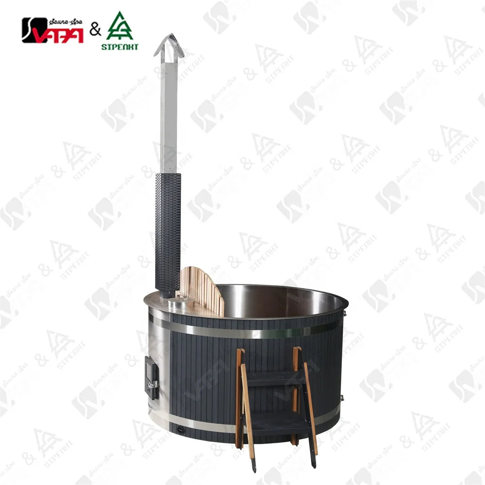 Custom Outdoor Hot Tub Spa Modern Round Alfresco Outdoor Living Australia