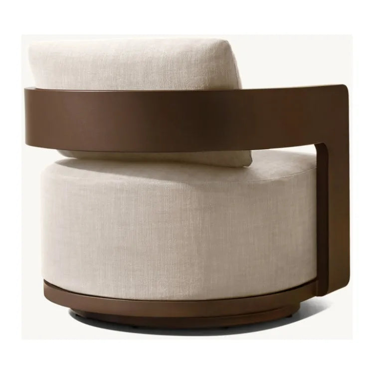 Outdoor Swivel Chair Modern Aluminum Armchair Alfresco Outdoor Living Australia