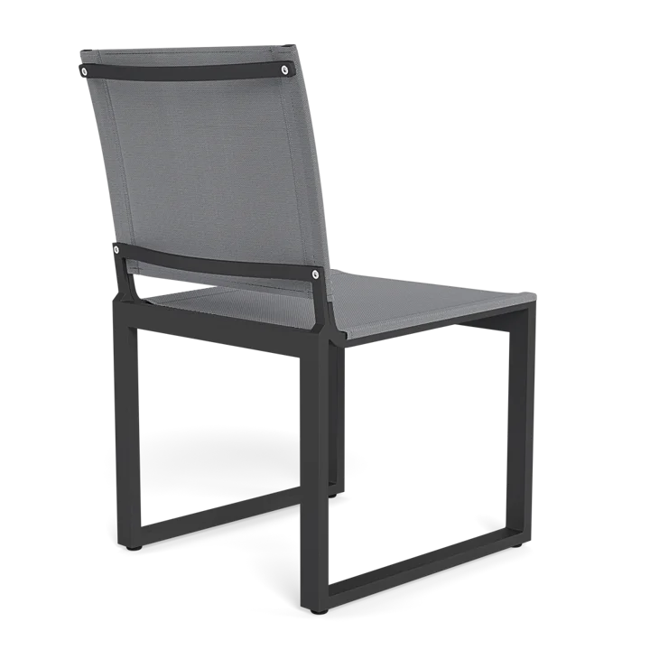 Designer Outdoor Dining Chair Modern Mesh Aluminum Alfresco Outdoor Living Australia