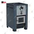 Modern Stainless Steel Wood Burning Stove Alfresco Outdoor Living Australia