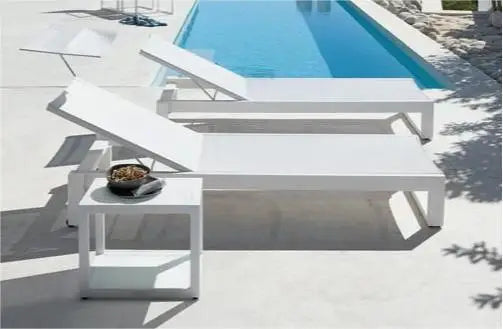 Designer Outdoor Furniture Sun Lounger Contemporary Alfresco Outdoor Living