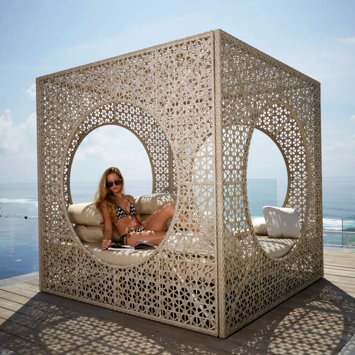 Custom Outdoor Daybed Modern Resort Style Alfresco Outdoor Living Australia