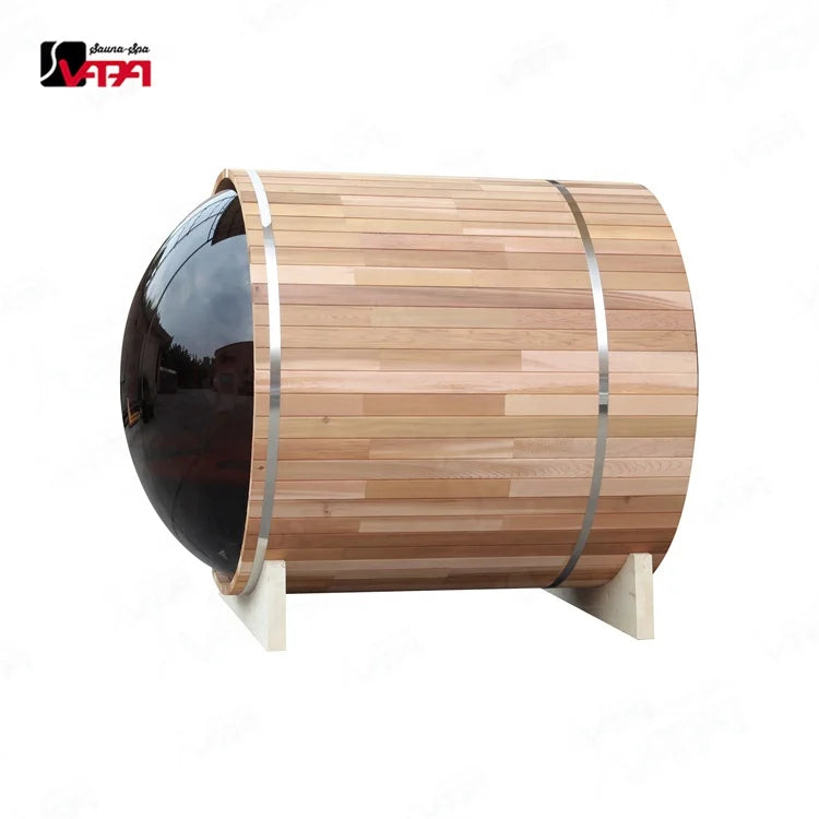 3-Person Cedar Barrel Steam Room Sauna Alfresco Outdoor Living Australia
