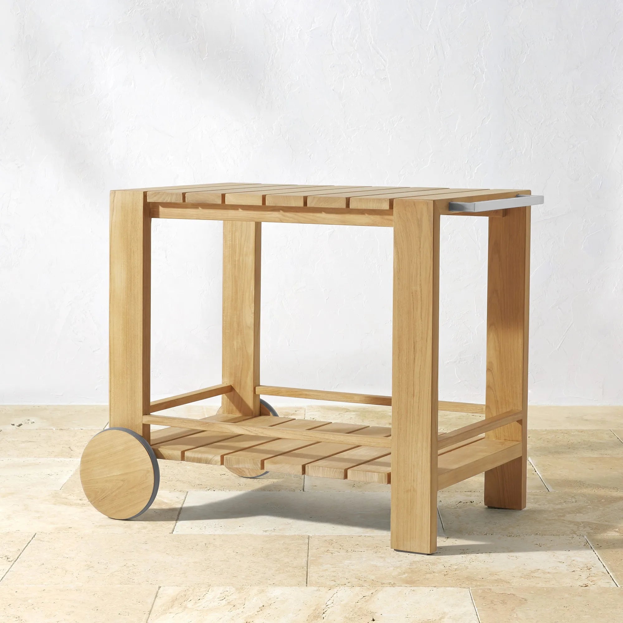 Custom Outdoor Furniture Teak Serving Trolley Traditional Alfresco Outdoor Living Australia