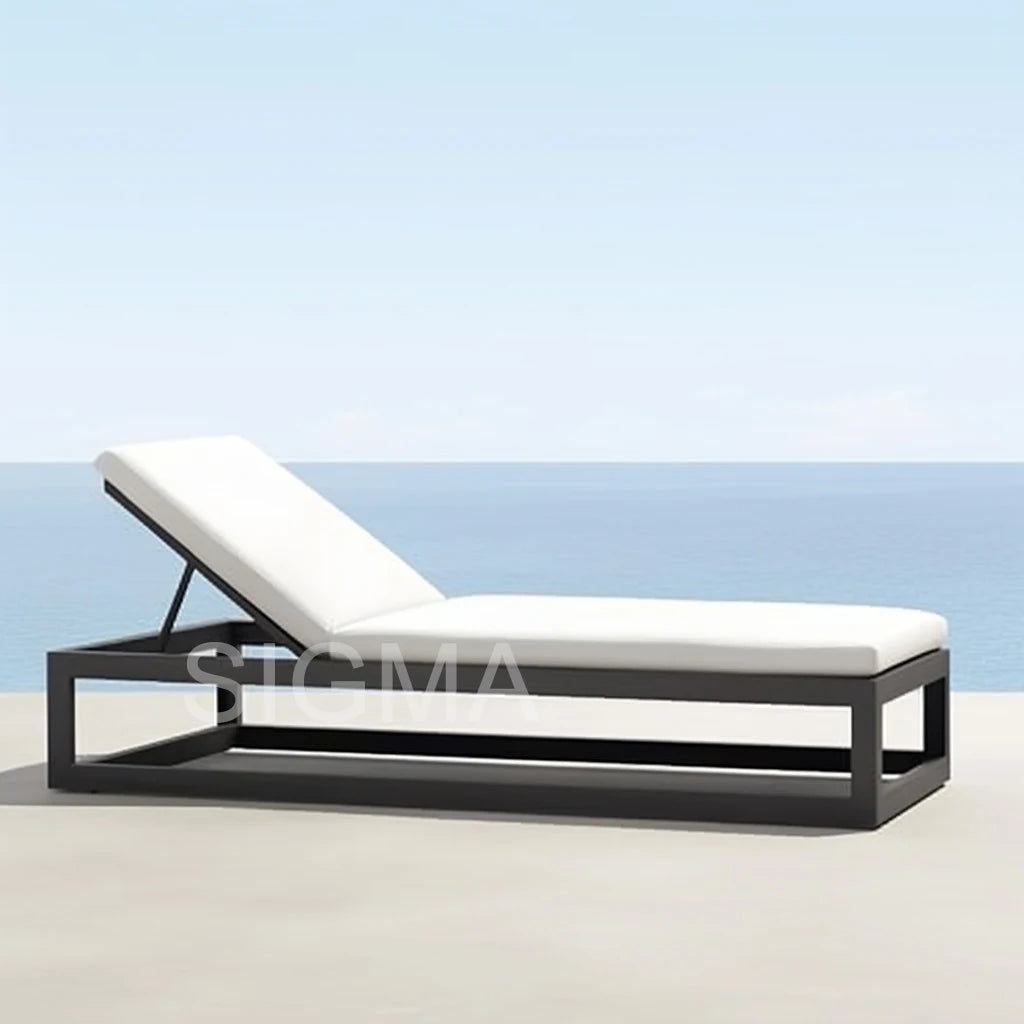 Luxury Sun Lounger Bed Contemporary Sculptural Alfresco Outdoor Living Australia