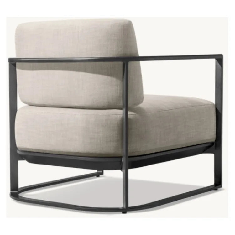 Custom Aluminum Patio Sofa Set Modern Minimalist Alfresco Outdoor Living