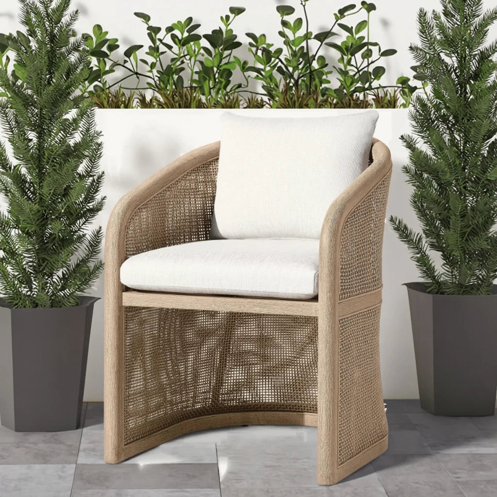 Designer Outdoor Furniture Teak Dining Chair Modern Luxury Alfresco Outdoor Living Australia