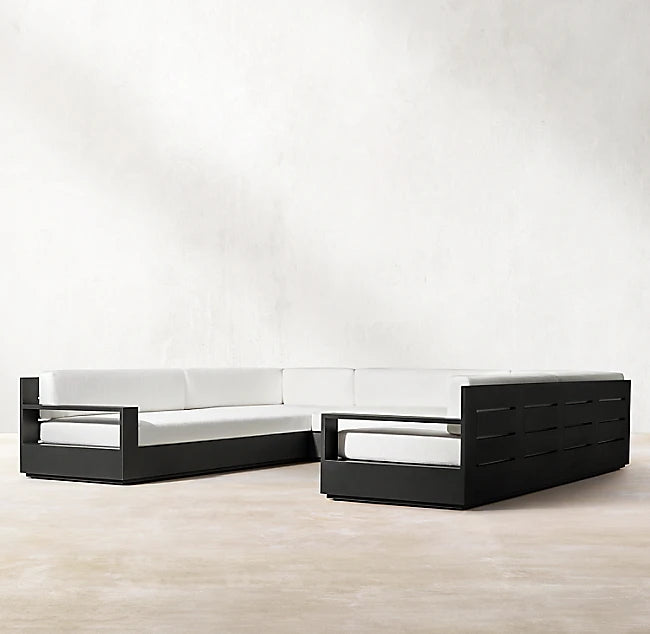 Custom Outdoor Furniture U Shaped Sectional Sofa Alfresco Outdoor Living Australia