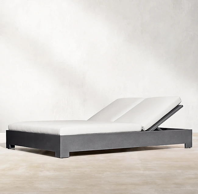 Double Daybed Outdoor Lounger Modern Aluminium Alfresco Outdoor Living Australia