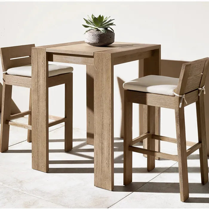 Teak Dining Chair Modern Armless Alfresco Outdoor Living Australia
