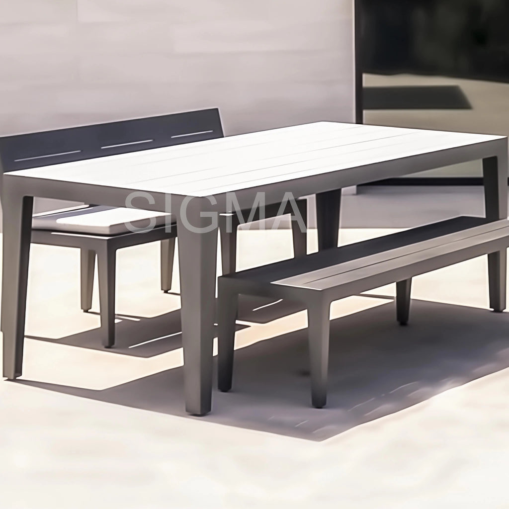 Custom Outdoor Dining Armchairs Quick-Dry Aluminum Alfresco Outdoor Living Australia