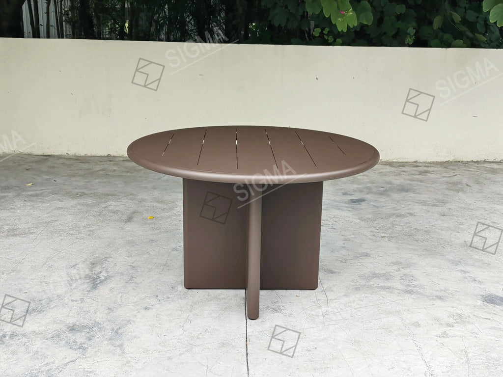 6-Seater Outdoor Dining Set Aluminum Contemporary Style Alfresco Outdoor Living Australia