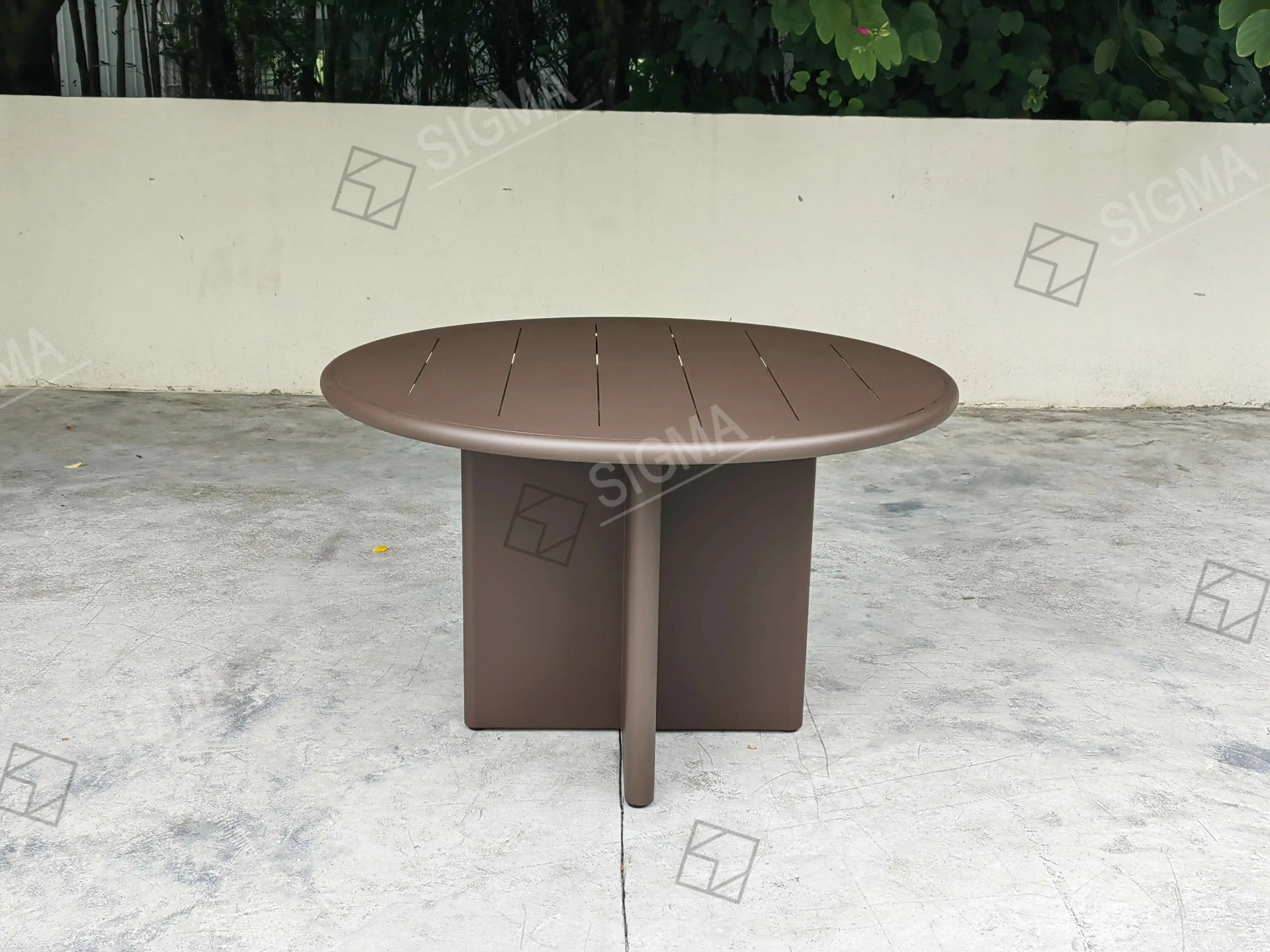 6-Seater Outdoor Dining Set Aluminum Contemporary Style Alfresco Outdoor Living Australia
