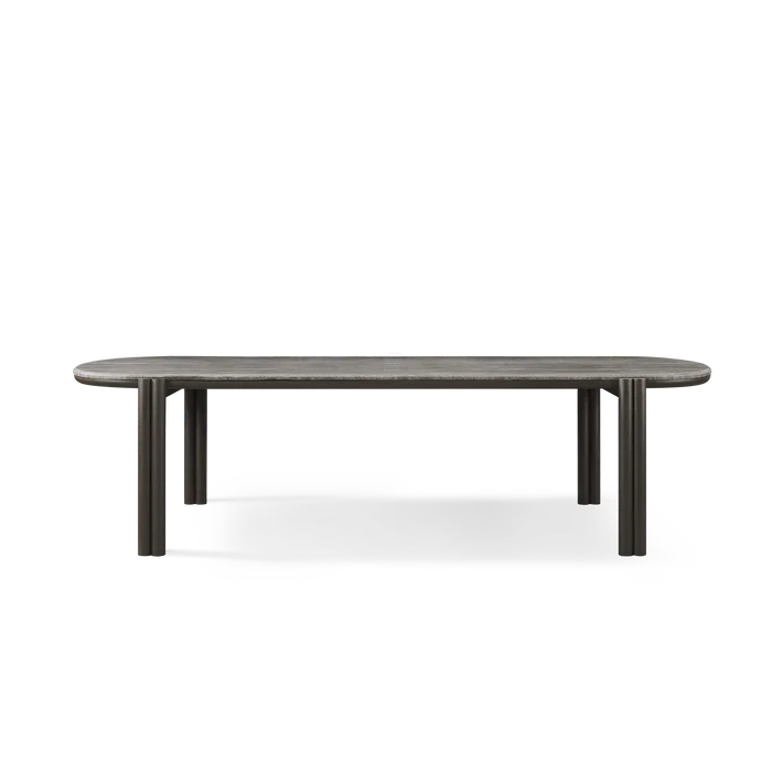 Custom Outdoor Furniture Aluminium Dining Set Pill-Shaped Alfresco Outdoor Living Australia