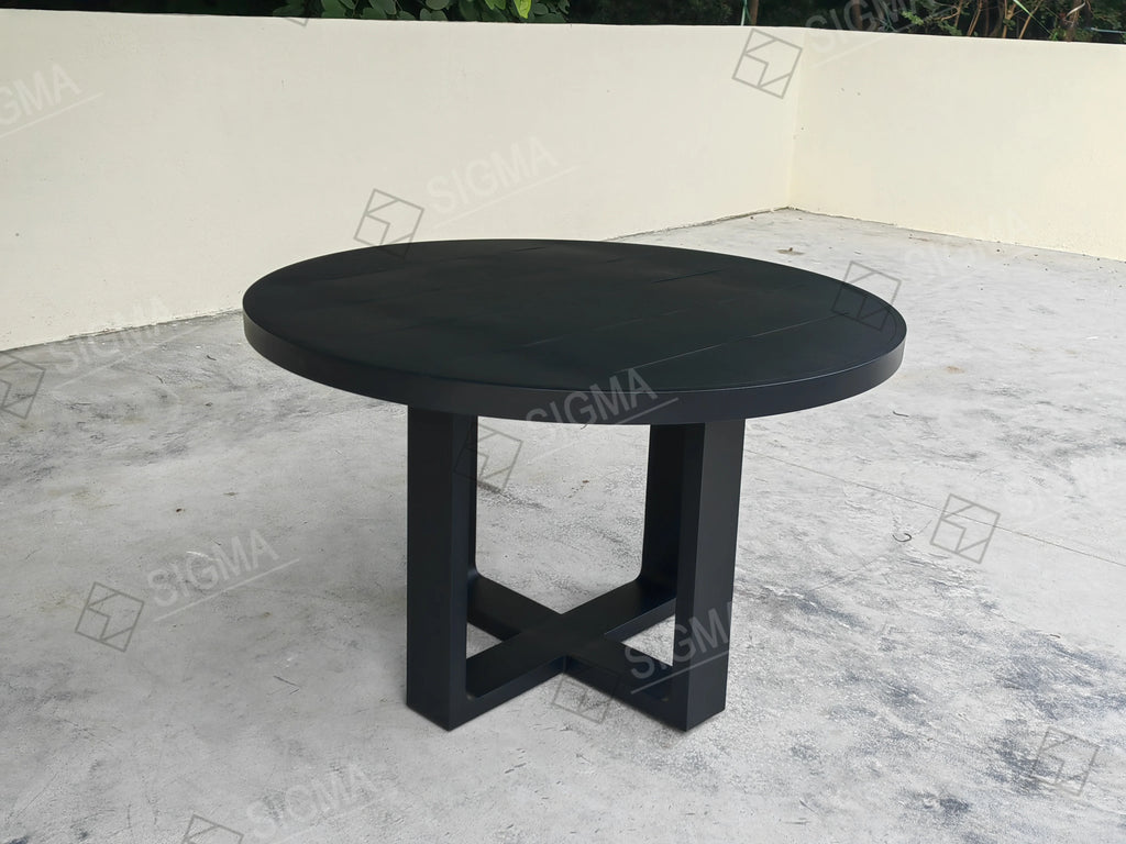 Outdoor Dining Table Set Aluminum 4-Seater Modern Alfresco Outdoor Living Australia