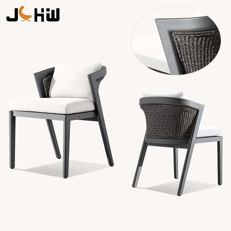 Custom Aluminum Dining Set Rattan Contemporary Alfresco Outdoor Living Australia