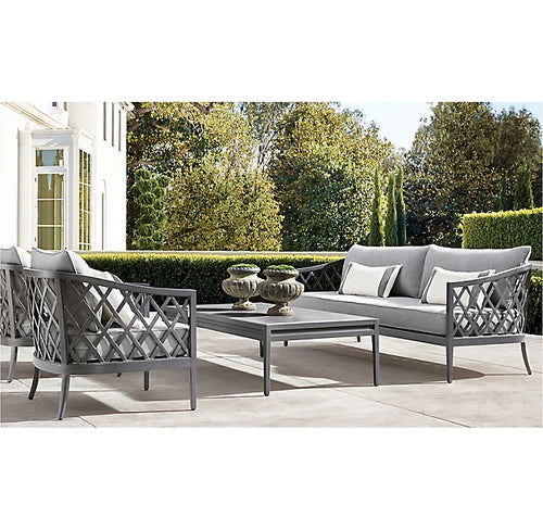 Custom Outdoor Aluminum Sofa Contemporary Alfresco Outdoor Living Australia