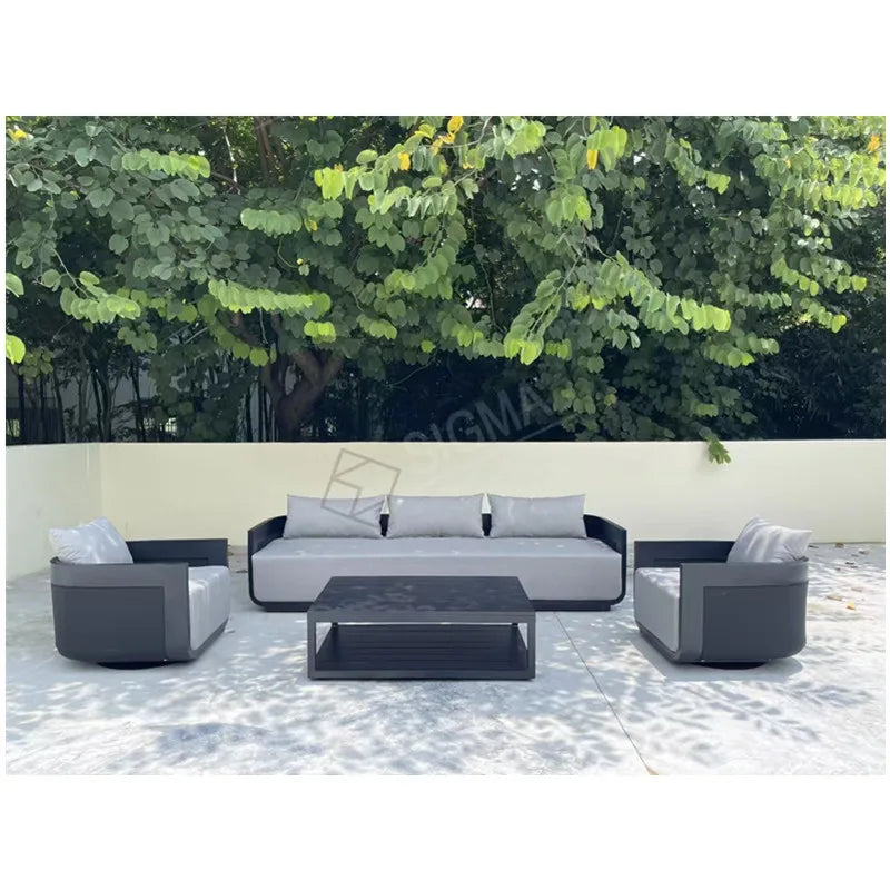 Modular Outdoor Sofa Set Aluminum Couch Modern Alfresco Outdoor Living Australia