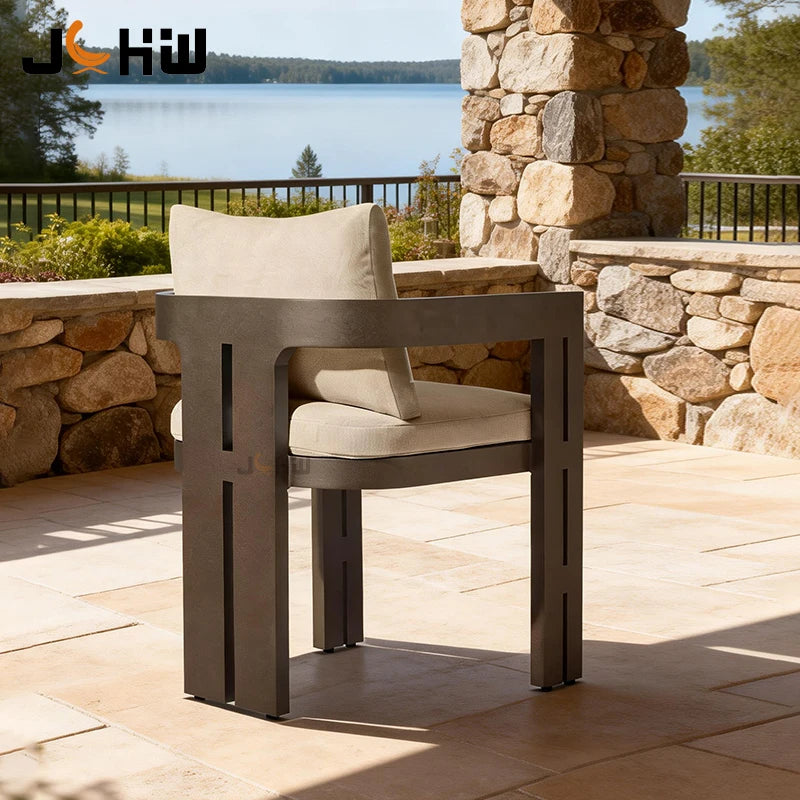 Custom Outdoor Aluminum Dining Set Modern Architectural Alfresco Living Australia