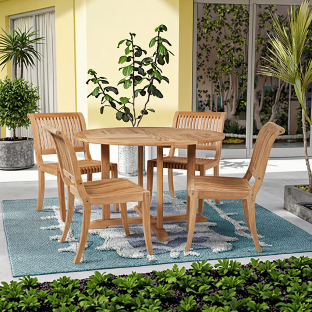 4 Seater Teak Dining Set Architectural Alfresco Outdoor Living Australia