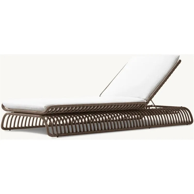 Designer Outdoor Sun Lounger Handcrafted Rope Weaving Alfresco Outdoor Living Australia