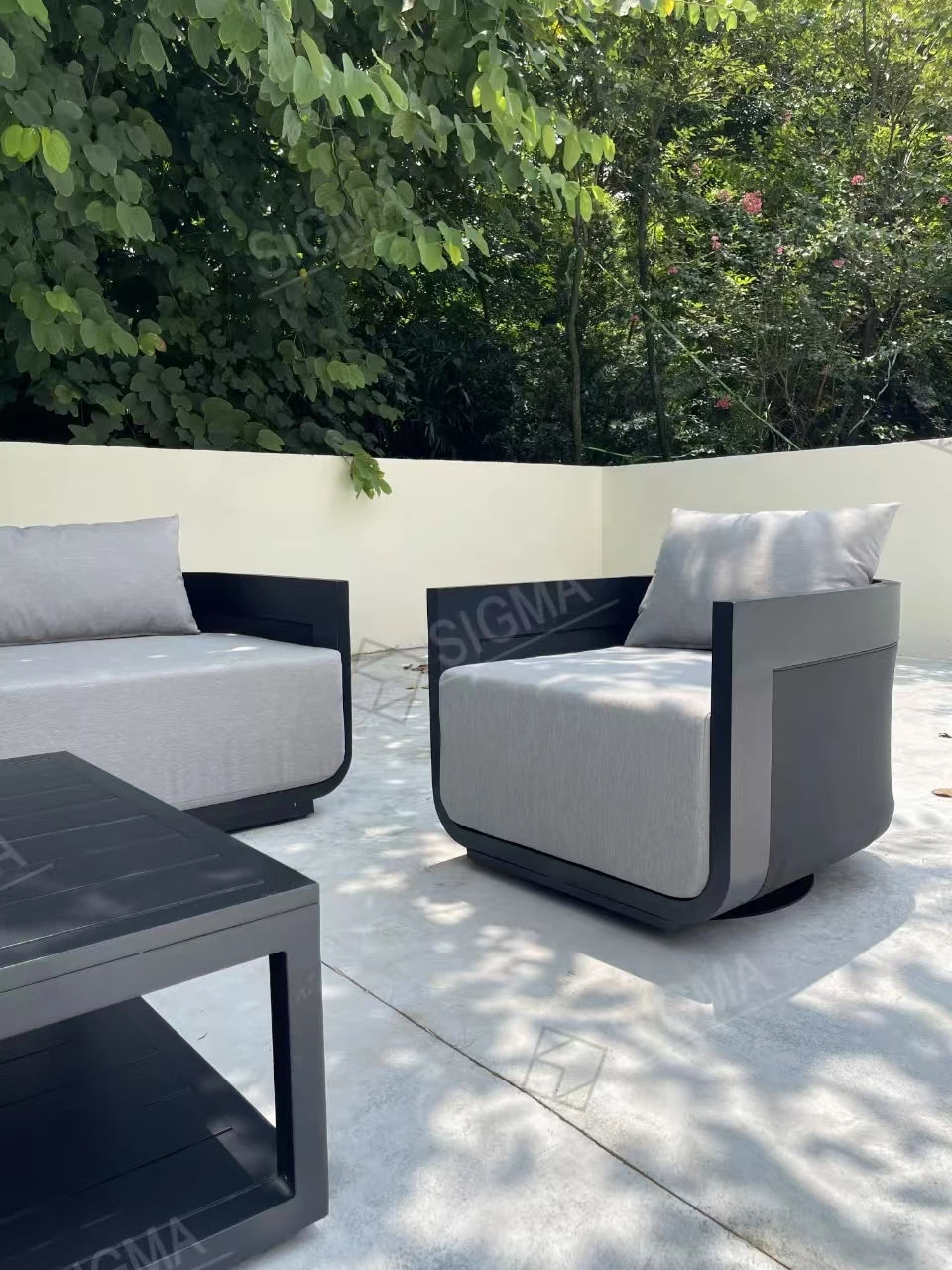 Modular Outdoor Sofa Set Aluminum Couch Modern Alfresco Outdoor Living Australia