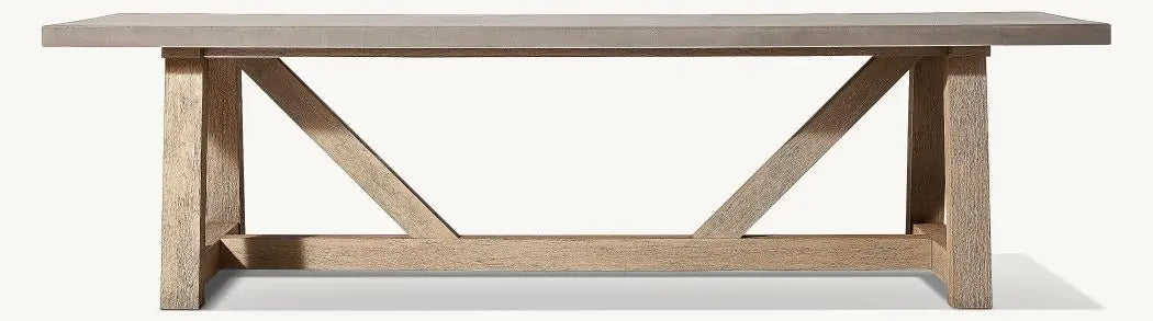 Custom Outdoor Furniture Concrete Table Teak Alfresco Outdoor Living Australia