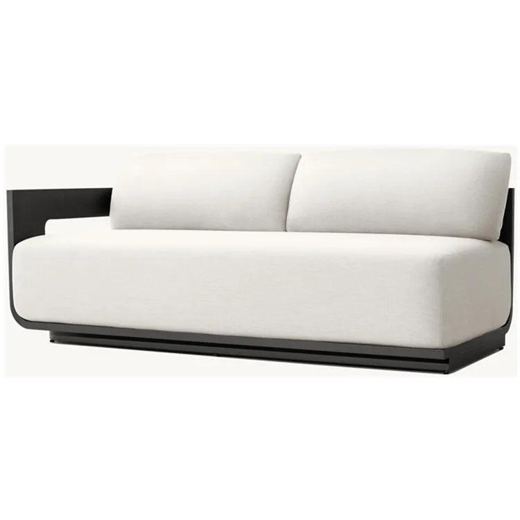 Custom Outdoor Sectional Aluminum Sofa U-Shaped Modular Alfresco Outdoor Living Australia