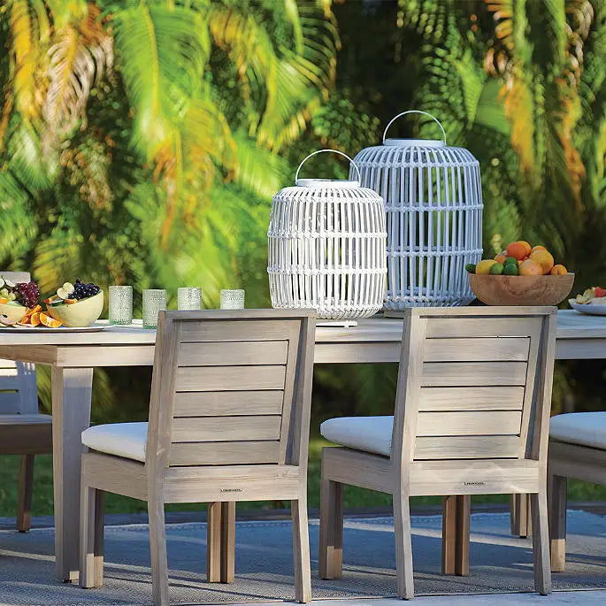 Custom Outdoor Furniture Teak Dining Set Weathered - Alfresco Outdoor Living Australia