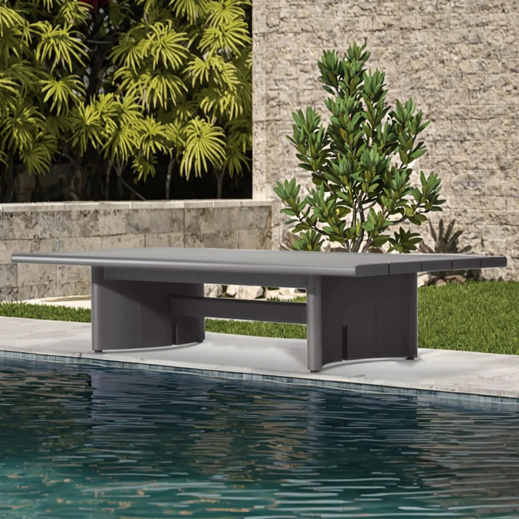 Custom Outdoor Coffee Table Sculptural Aluminum Alfresco Outdoor Living Australia