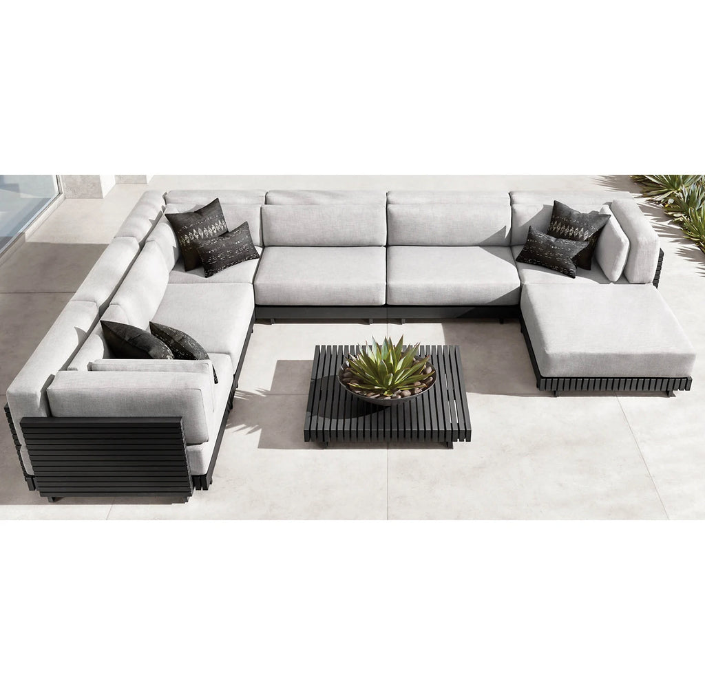 Custom Outdoor Furniture U-Shape Sofa Modern Alfresco Outdoor Living Australia