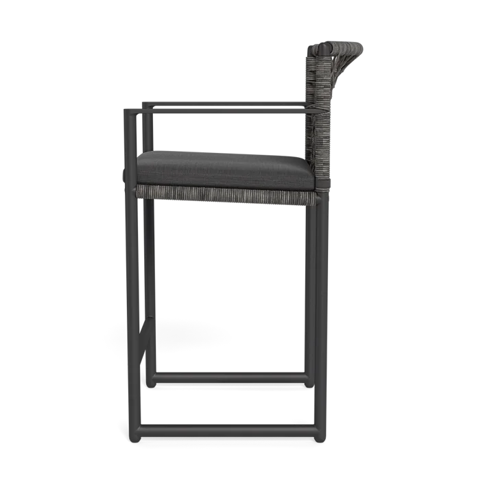 Custom Aluminum Rattan Bar Chair Modern Architectural Alfresco Outdoor Living Australia
