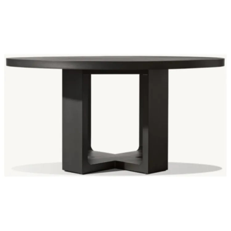 Designer Outdoor Furniture Round Table Minimalist Alfresco Outdoor Living Australia