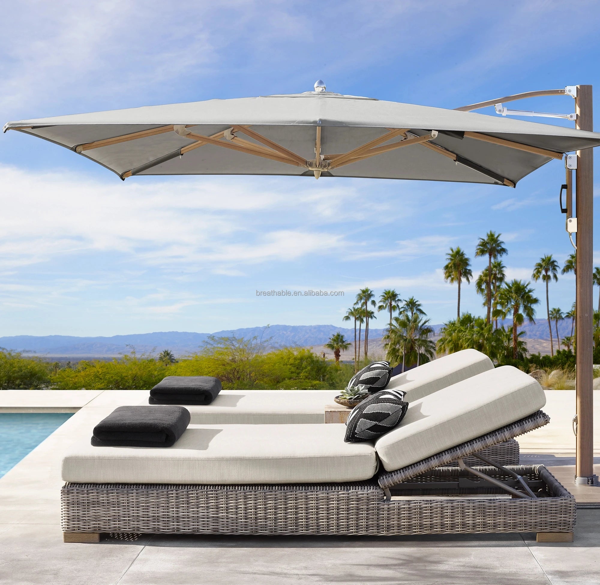Custom Outdoor Sun Lounger Modern Rattan Alfresco Outdoor Living Australia