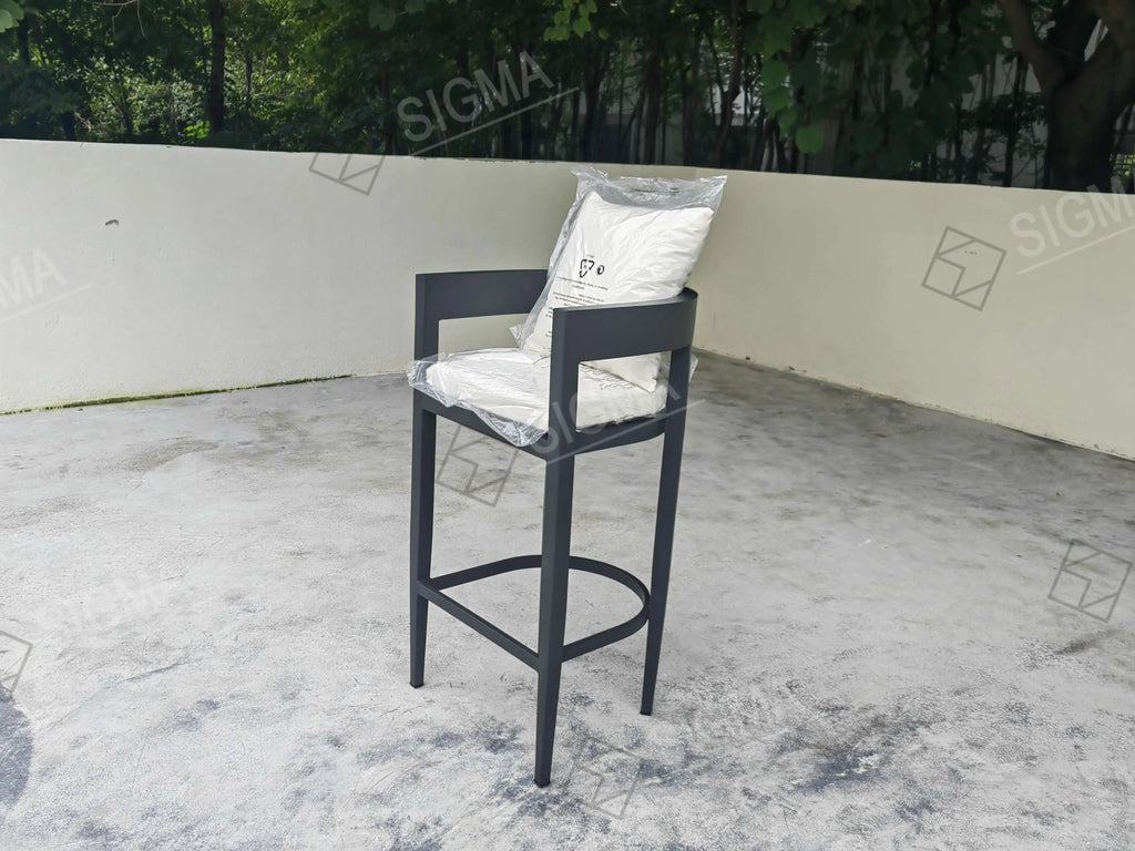 Custom Outdoor Counter Stool Contemporary Aluminum Alfresco Outdoor Living Australia