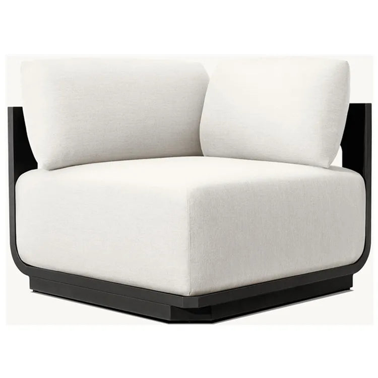 Custom Outdoor Sectional Aluminum Sofa U-Shaped Modular Alfresco Outdoor Living Australia